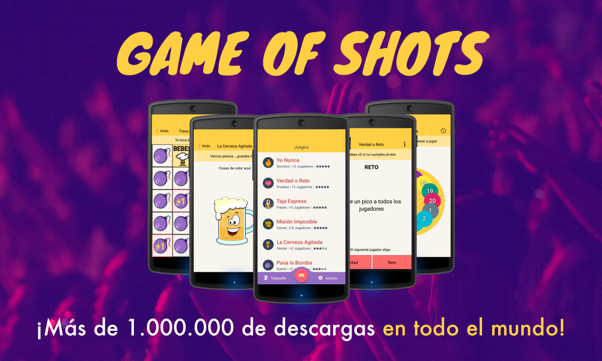 Game of Shots | disfruta de los MEJORES juegos para beber