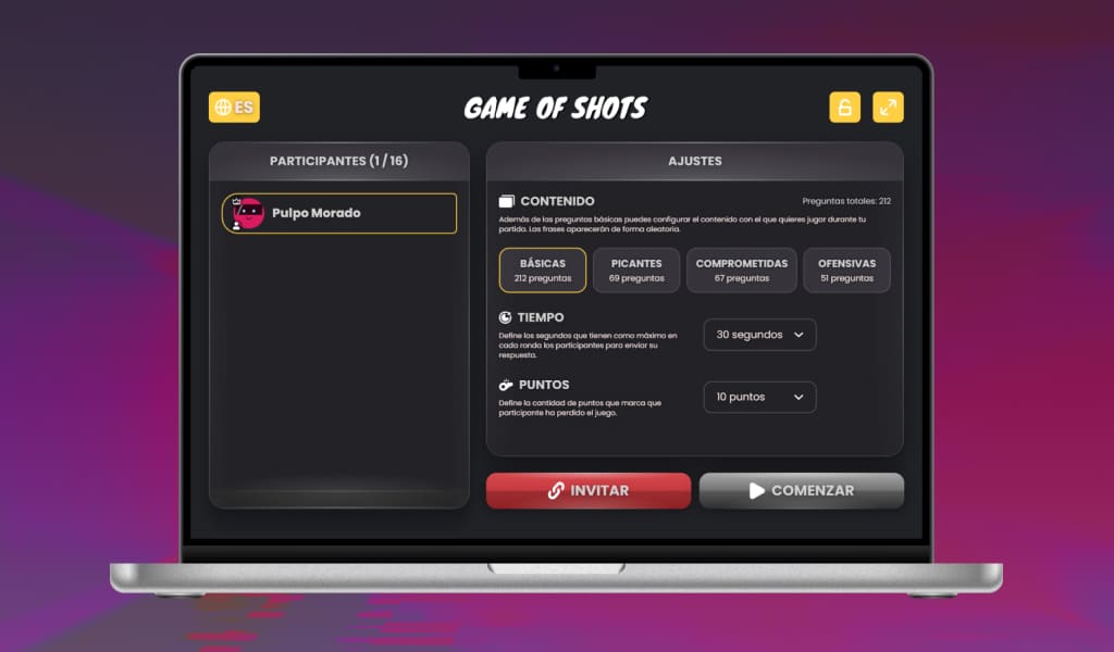 Game of shots online promo 2